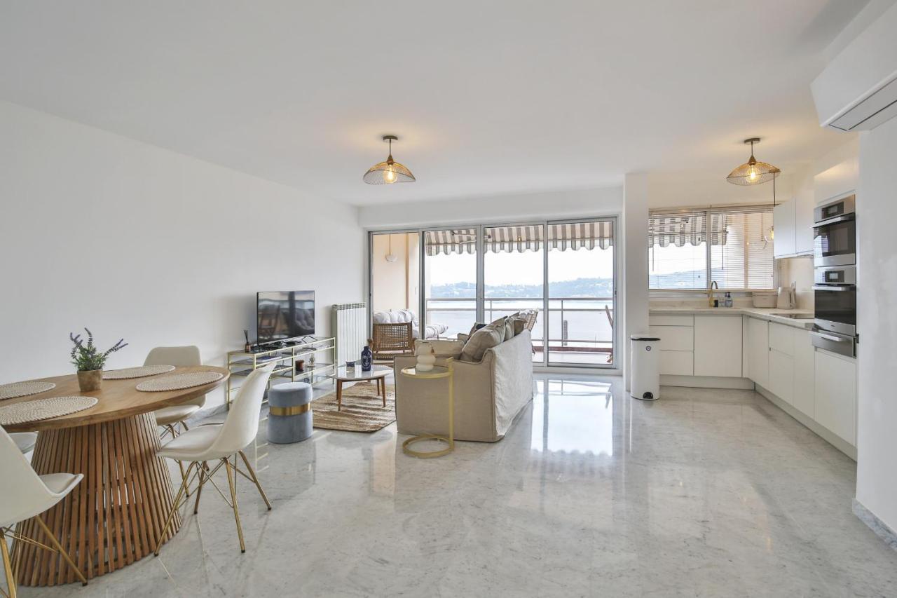 Sublime Appartement Vue Mer. Parking/Piscine/Clim Villefranche-sur-Mer Exterior photo