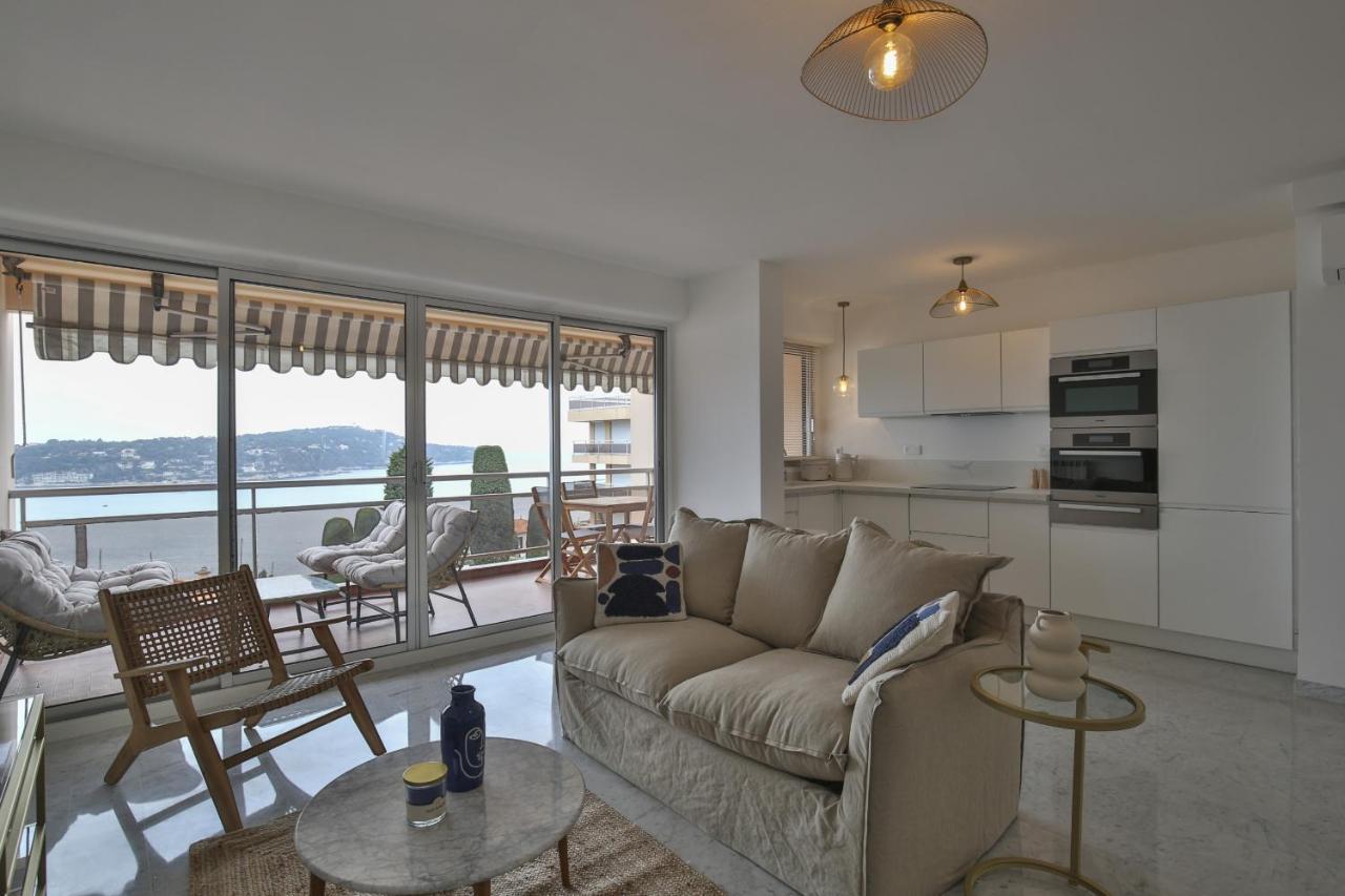 Sublime Appartement Vue Mer. Parking/Piscine/Clim Villefranche-sur-Mer Exterior photo