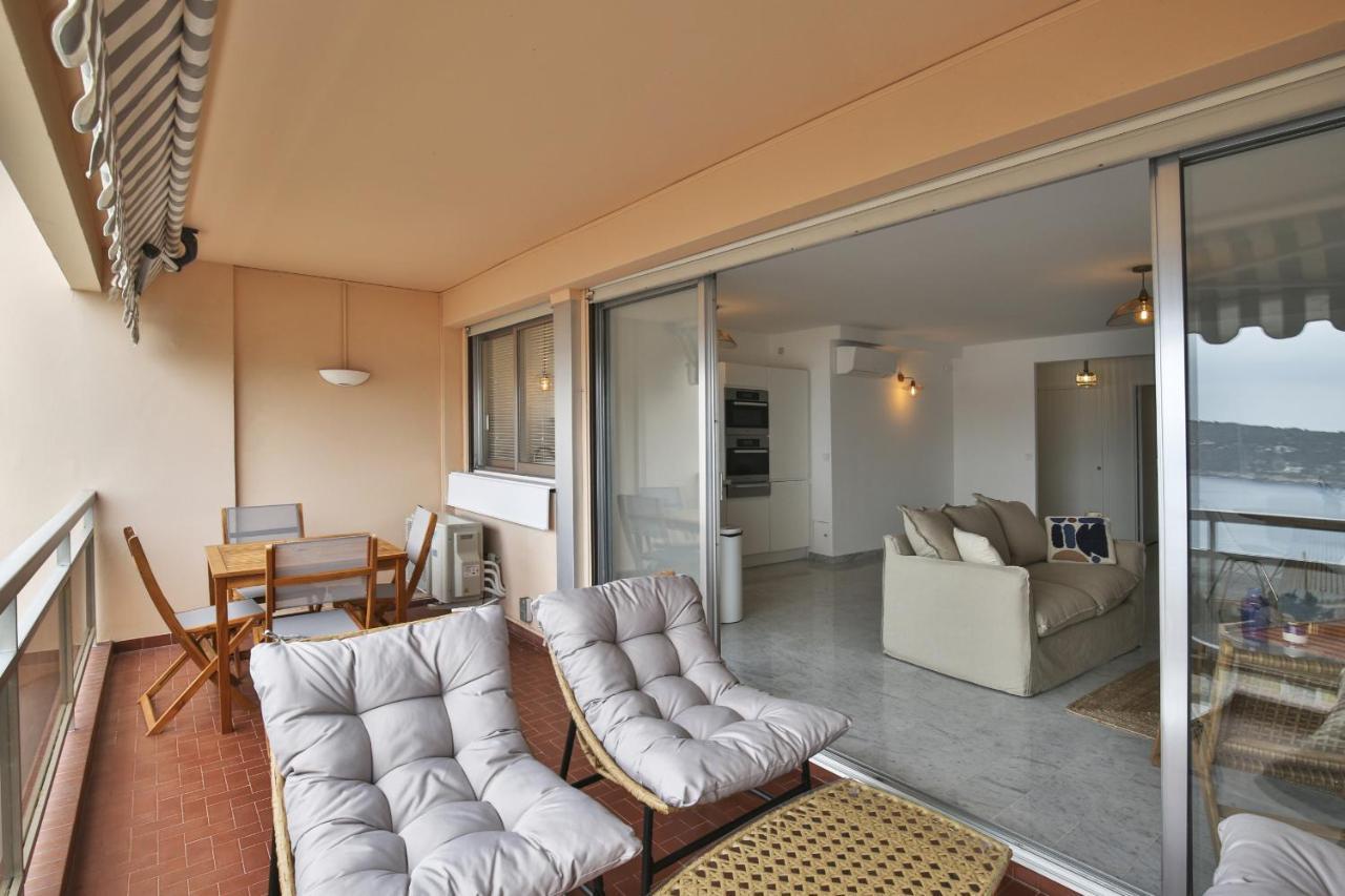 Sublime Appartement Vue Mer. Parking/Piscine/Clim Villefranche-sur-Mer Exterior photo